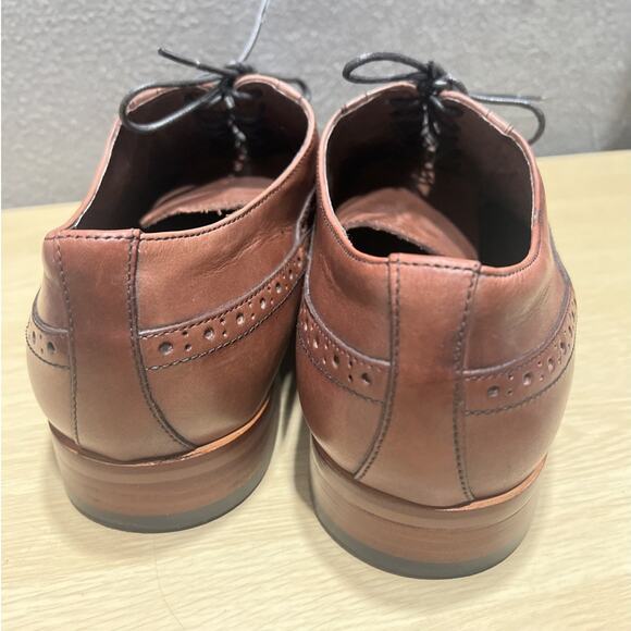 Blake McKay Leather Wingtip Oxford Brown Dress Shoes Mens Size 13 main image 6